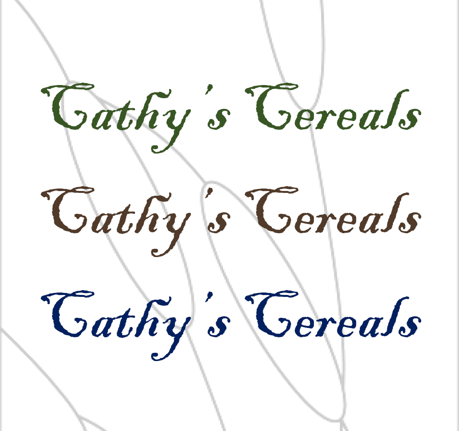 Cathy's Cereals